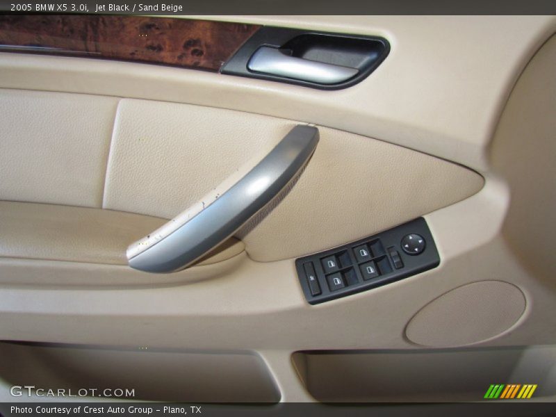 Jet Black / Sand Beige 2005 BMW X5 3.0i