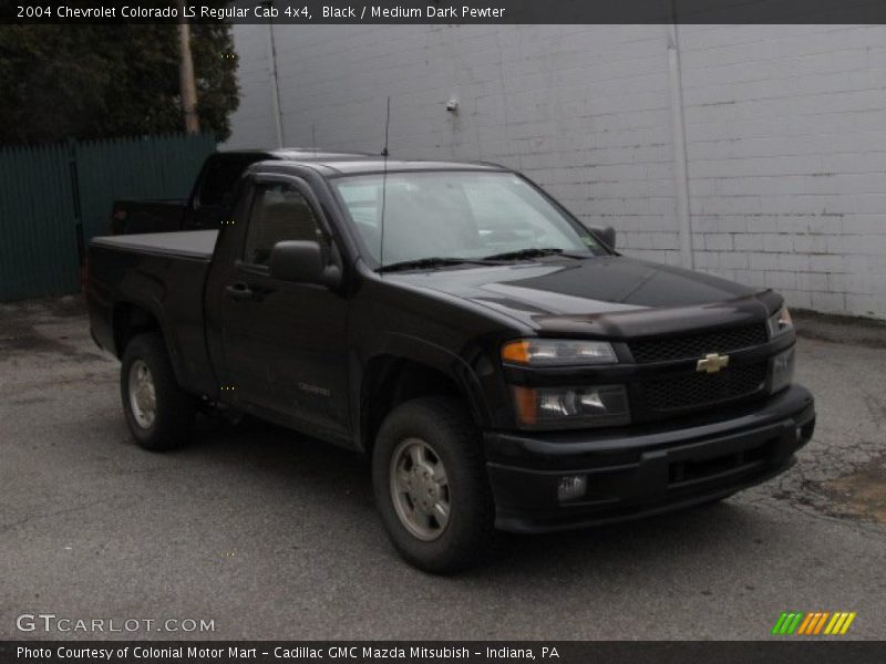 Black / Medium Dark Pewter 2004 Chevrolet Colorado LS Regular Cab 4x4
