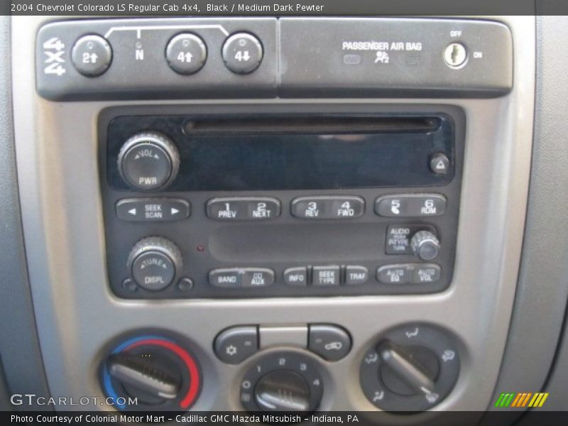 Black / Medium Dark Pewter 2004 Chevrolet Colorado LS Regular Cab 4x4