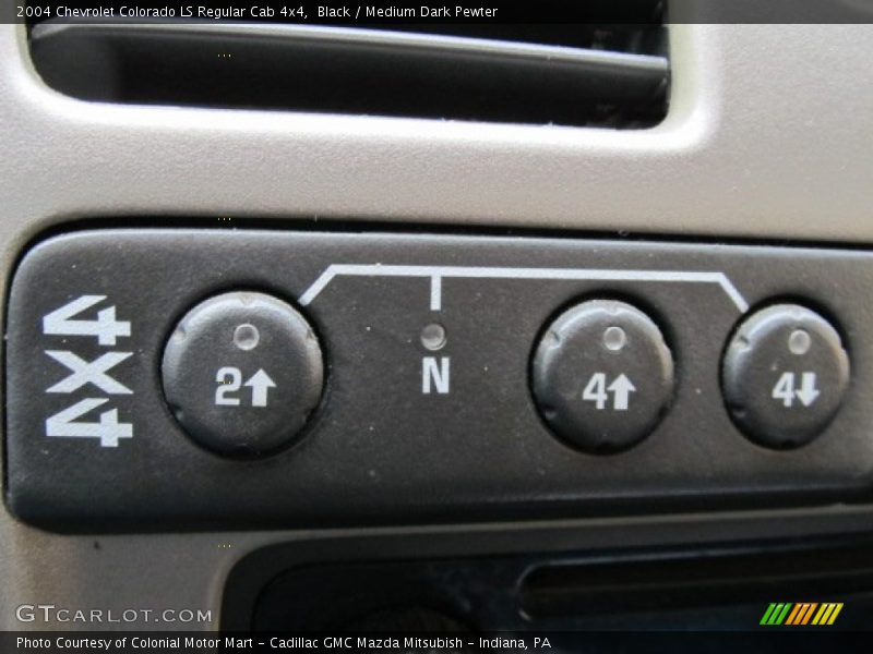 Black / Medium Dark Pewter 2004 Chevrolet Colorado LS Regular Cab 4x4