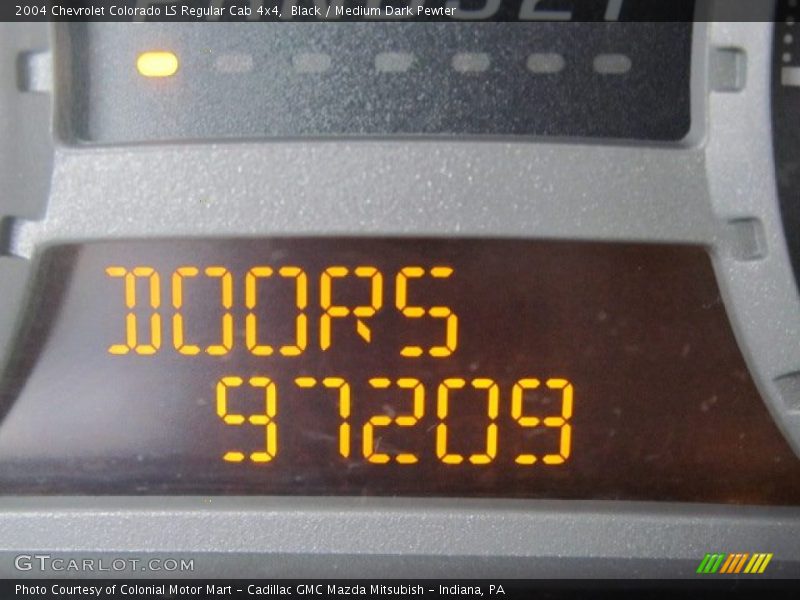 Black / Medium Dark Pewter 2004 Chevrolet Colorado LS Regular Cab 4x4