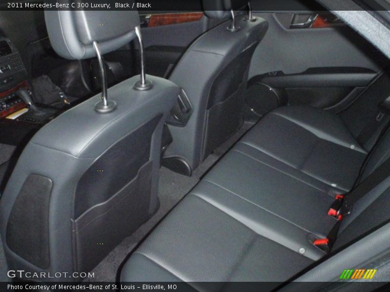 Black / Black 2011 Mercedes-Benz C 300 Luxury
