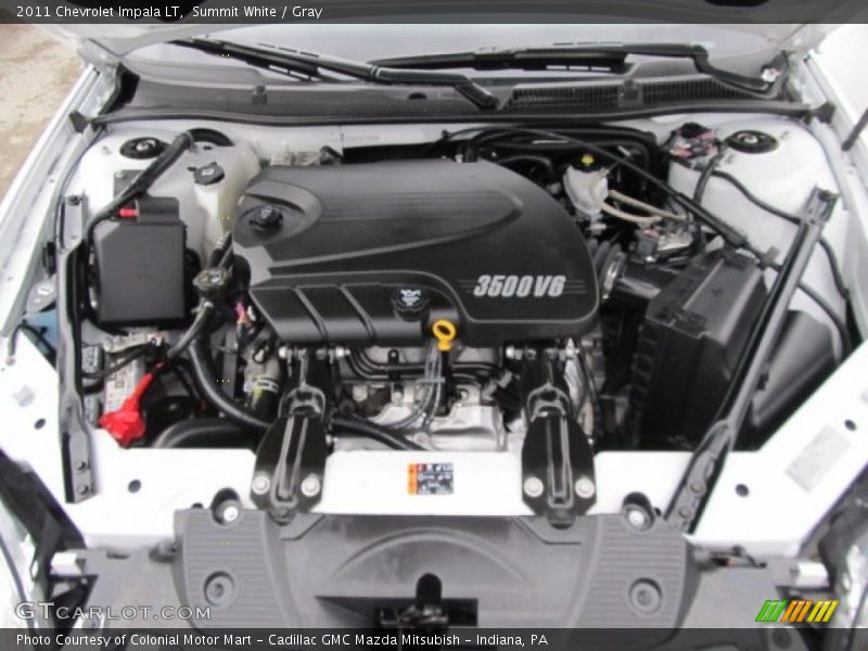 Summit White / Gray 2011 Chevrolet Impala LT