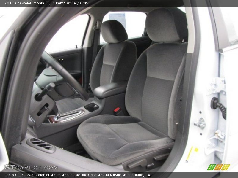 Summit White / Gray 2011 Chevrolet Impala LT