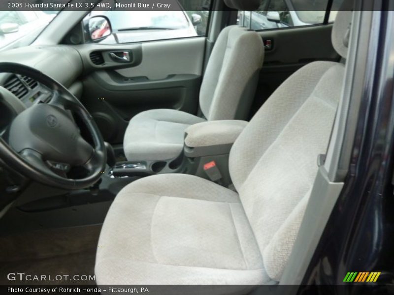 Moonlit Blue / Gray 2005 Hyundai Santa Fe LX 3.5 4WD