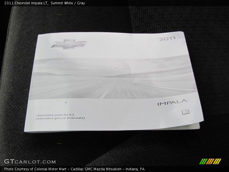 Summit White / Gray 2011 Chevrolet Impala LT