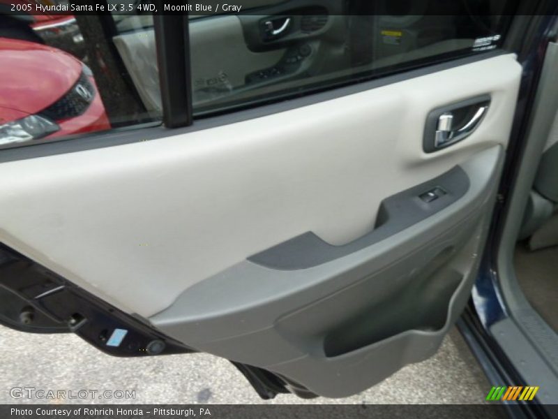 Moonlit Blue / Gray 2005 Hyundai Santa Fe LX 3.5 4WD