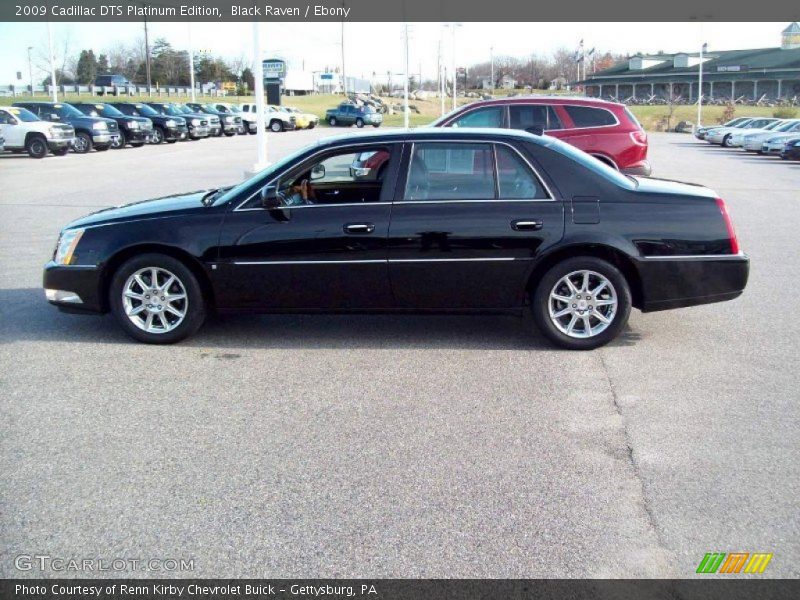 Black Raven / Ebony 2009 Cadillac DTS Platinum Edition