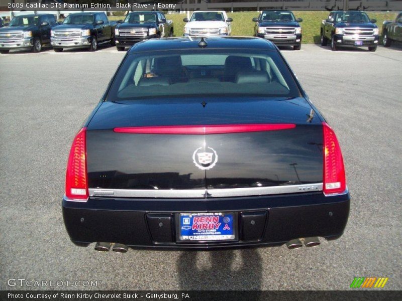 Black Raven / Ebony 2009 Cadillac DTS Platinum Edition
