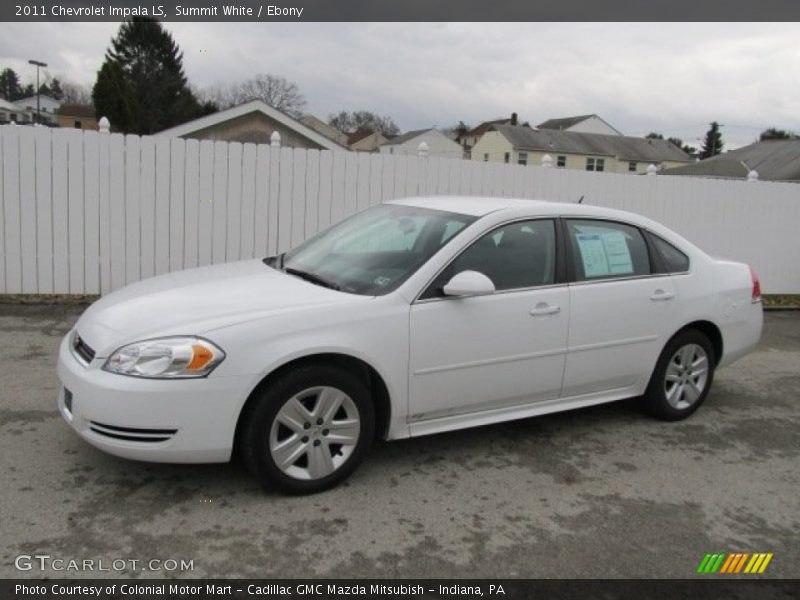 Summit White / Ebony 2011 Chevrolet Impala LS