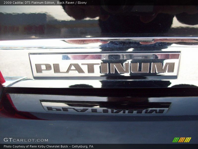 Platinum Edition Badge - 2009 Cadillac DTS Platinum Edition