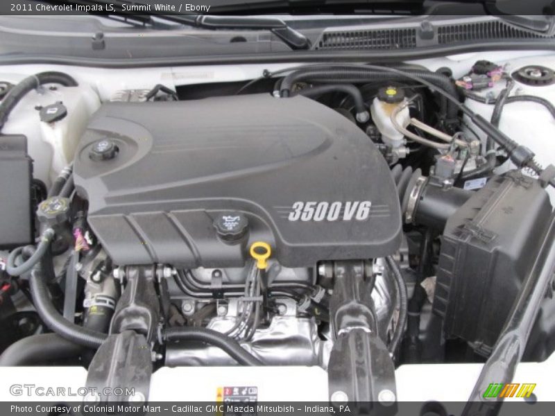 Summit White / Ebony 2011 Chevrolet Impala LS