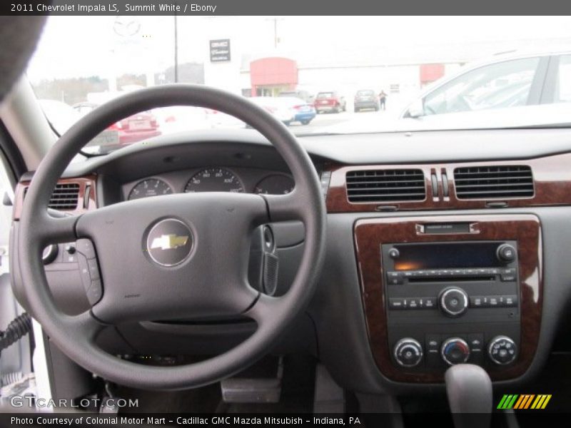 Summit White / Ebony 2011 Chevrolet Impala LS