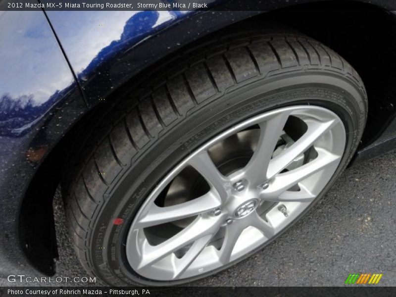Stormy Blue Mica / Black 2012 Mazda MX-5 Miata Touring Roadster