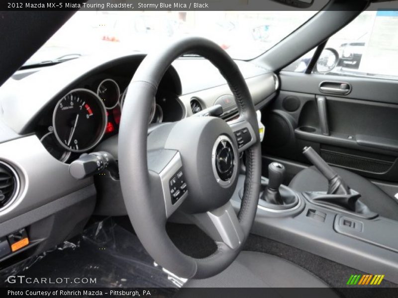  2012 MX-5 Miata Touring Roadster Black Interior