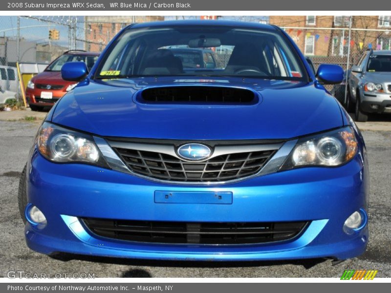 WR Blue Mica / Carbon Black 2008 Subaru Impreza WRX Sedan