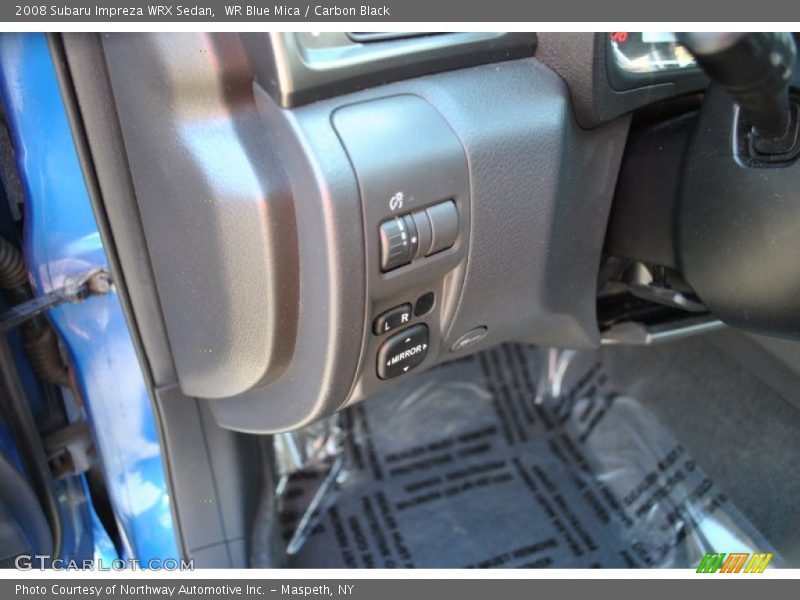 WR Blue Mica / Carbon Black 2008 Subaru Impreza WRX Sedan