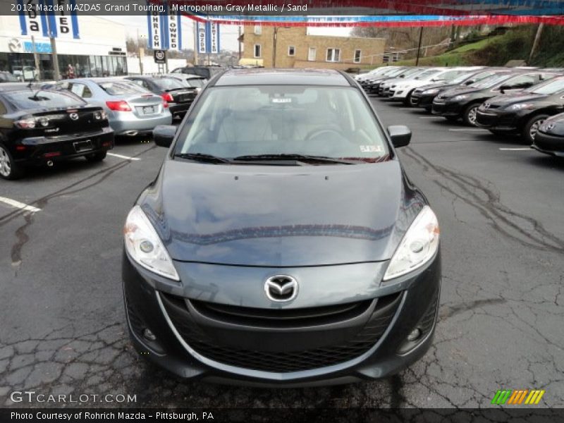 Metropolitan Gray Metallic / Sand 2012 Mazda MAZDA5 Grand Touring