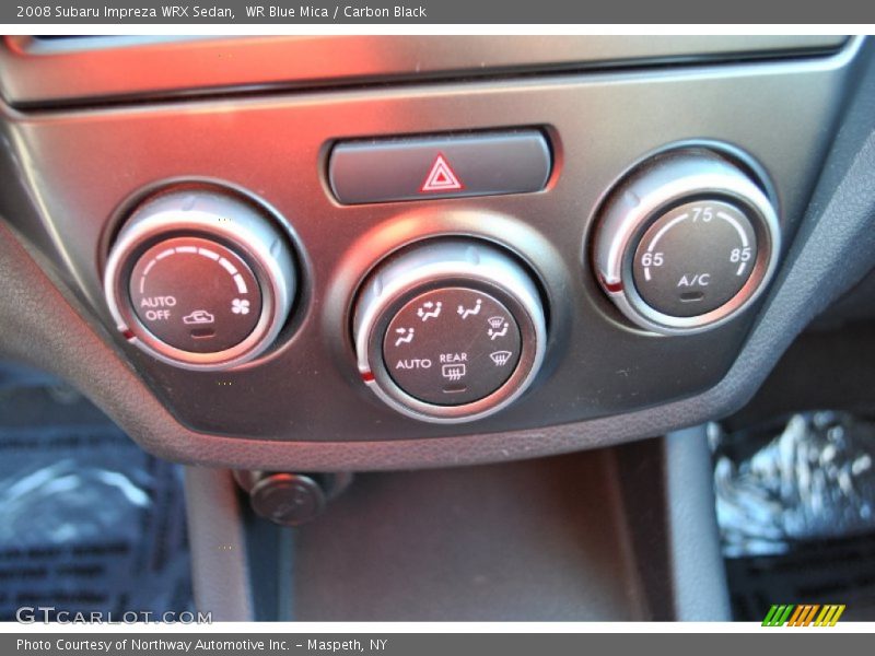 WR Blue Mica / Carbon Black 2008 Subaru Impreza WRX Sedan