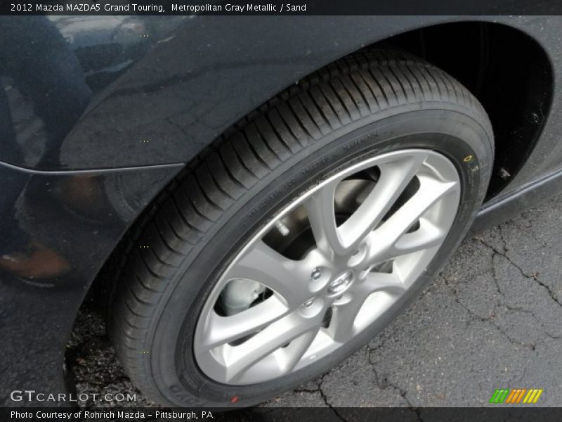 Metropolitan Gray Metallic / Sand 2012 Mazda MAZDA5 Grand Touring