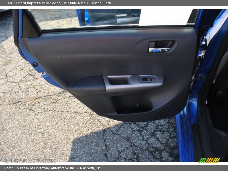 WR Blue Mica / Carbon Black 2008 Subaru Impreza WRX Sedan