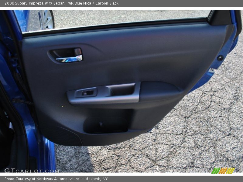 WR Blue Mica / Carbon Black 2008 Subaru Impreza WRX Sedan