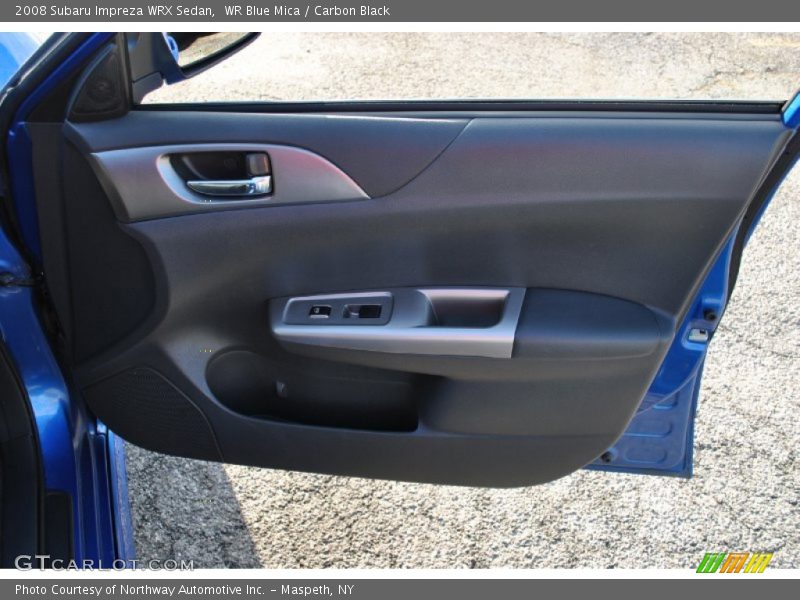 WR Blue Mica / Carbon Black 2008 Subaru Impreza WRX Sedan