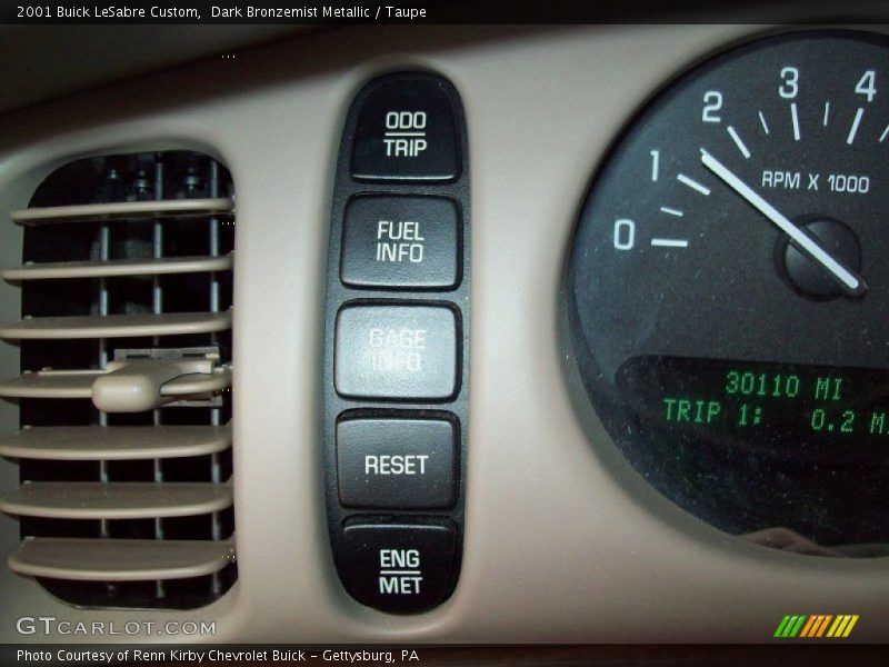 Dark Bronzemist Metallic / Taupe 2001 Buick LeSabre Custom