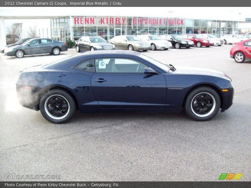 Imperial Blue Metallic / Gray 2012 Chevrolet Camaro LS Coupe