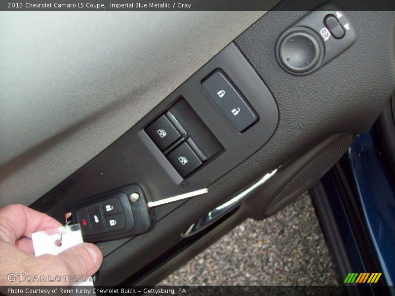 Imperial Blue Metallic / Gray 2012 Chevrolet Camaro LS Coupe
