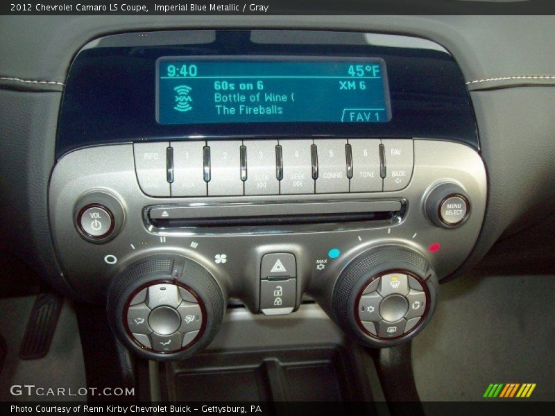 Imperial Blue Metallic / Gray 2012 Chevrolet Camaro LS Coupe