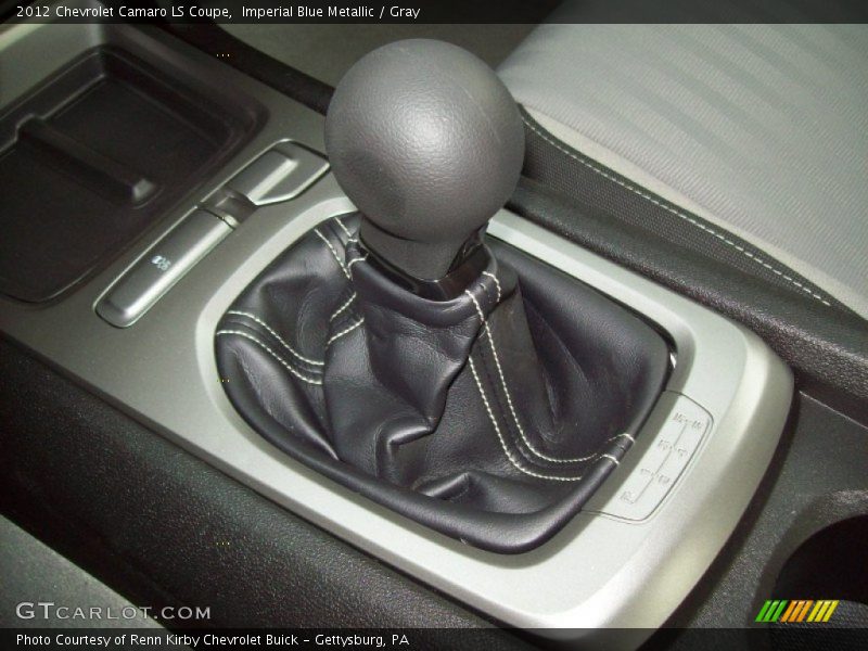 Imperial Blue Metallic / Gray 2012 Chevrolet Camaro LS Coupe
