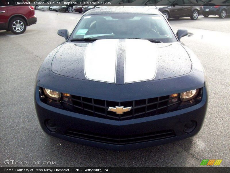 Imperial Blue Metallic / Gray 2012 Chevrolet Camaro LS Coupe