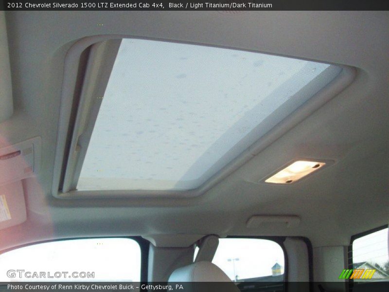 Black / Light Titanium/Dark Titanium 2012 Chevrolet Silverado 1500 LTZ Extended Cab 4x4