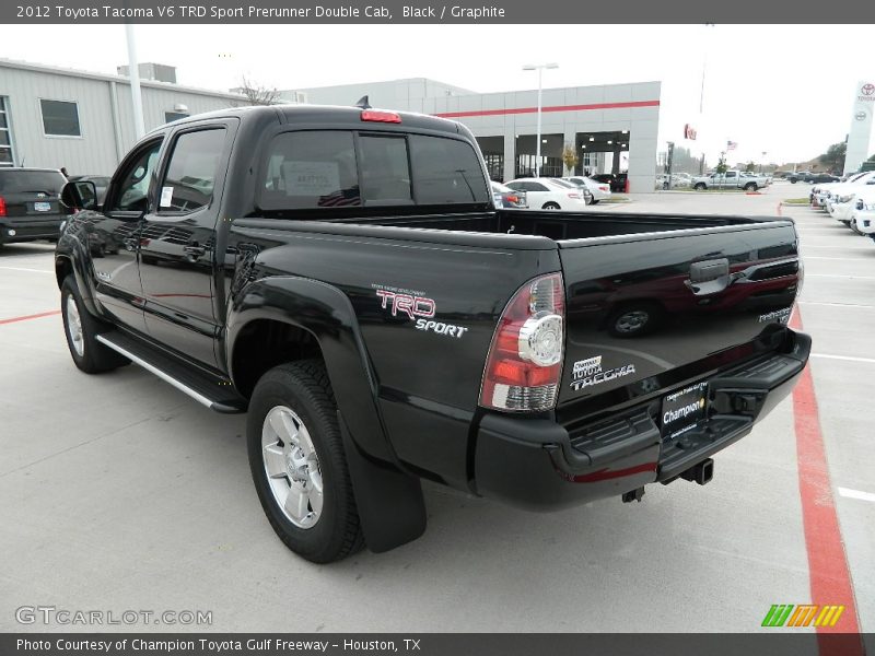 Black / Graphite 2012 Toyota Tacoma V6 TRD Sport Prerunner Double Cab