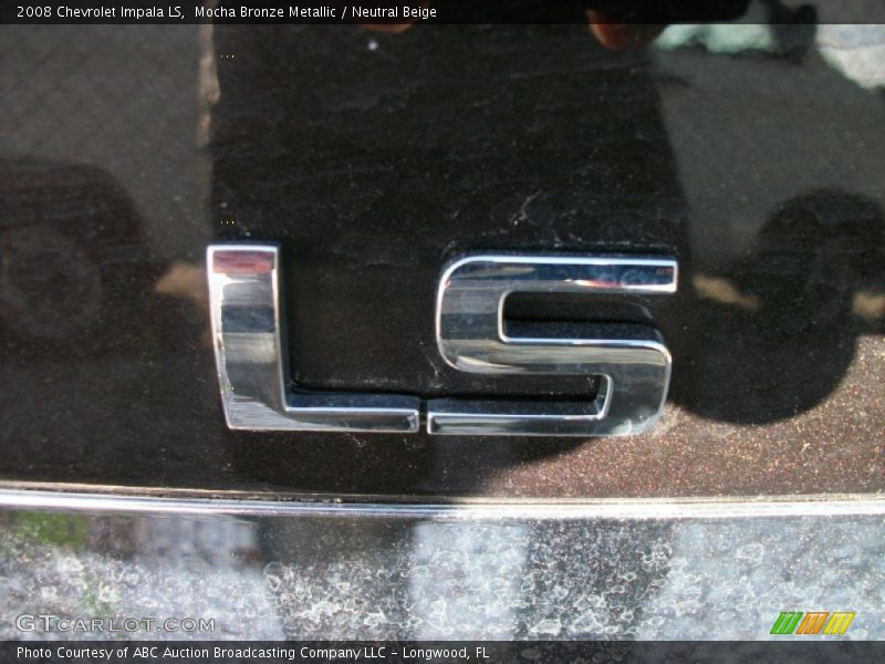 Mocha Bronze Metallic / Neutral Beige 2008 Chevrolet Impala LS