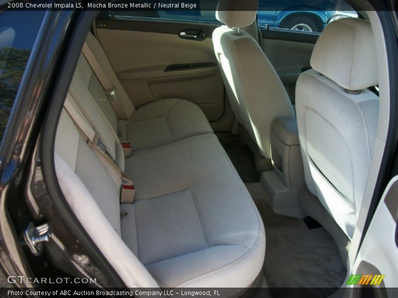 Mocha Bronze Metallic / Neutral Beige 2008 Chevrolet Impala LS