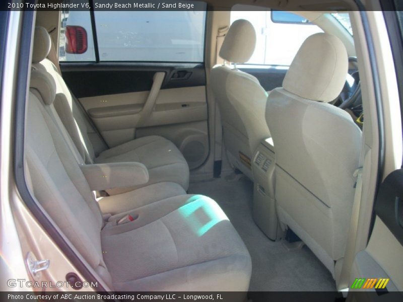 Sandy Beach Metallic / Sand Beige 2010 Toyota Highlander V6