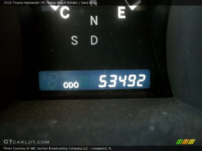 Sandy Beach Metallic / Sand Beige 2010 Toyota Highlander V6
