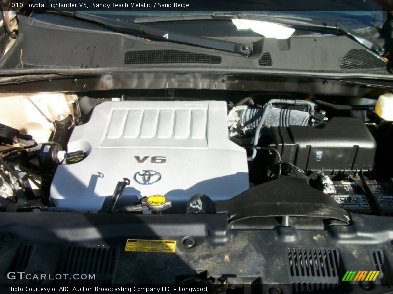 Sandy Beach Metallic / Sand Beige 2010 Toyota Highlander V6