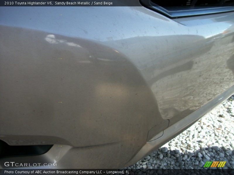 Sandy Beach Metallic / Sand Beige 2010 Toyota Highlander V6
