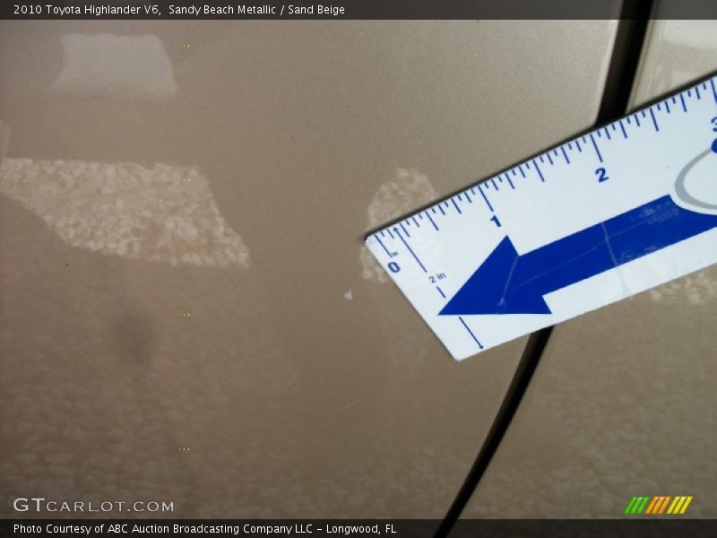 Sandy Beach Metallic / Sand Beige 2010 Toyota Highlander V6