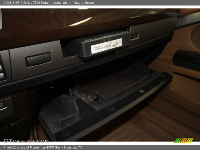 Alpine White / Natural Brown 2008 BMW 7 Series 750i Sedan