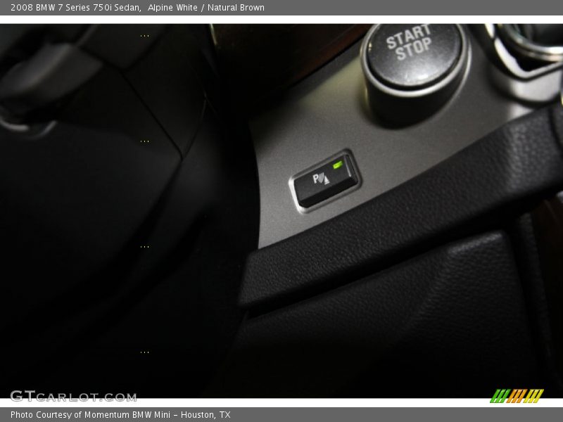 Alpine White / Natural Brown 2008 BMW 7 Series 750i Sedan