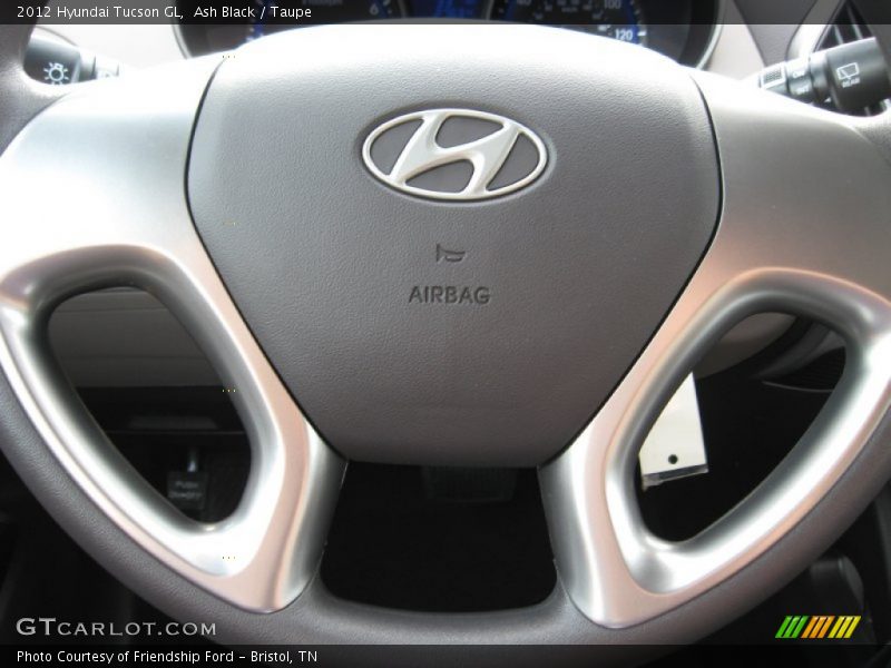Ash Black / Taupe 2012 Hyundai Tucson GL