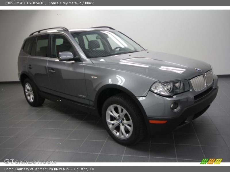 Space Grey Metallic / Black 2009 BMW X3 xDrive30i