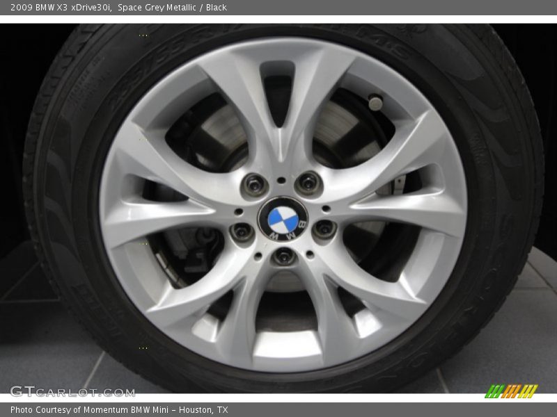 Space Grey Metallic / Black 2009 BMW X3 xDrive30i