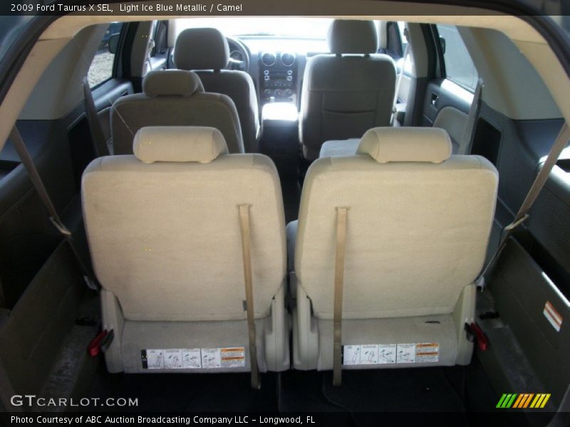 Light Ice Blue Metallic / Camel 2009 Ford Taurus X SEL