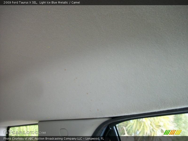 Light Ice Blue Metallic / Camel 2009 Ford Taurus X SEL