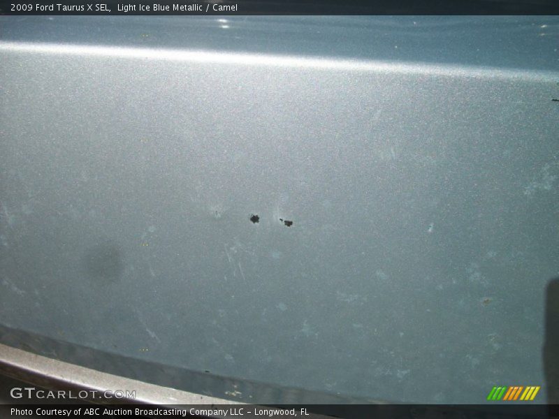 Light Ice Blue Metallic / Camel 2009 Ford Taurus X SEL